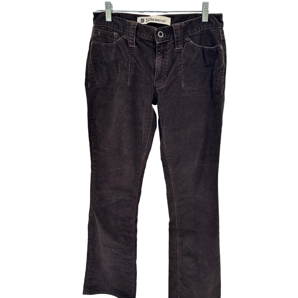 VTG Gap Original Low Rise Boot Cut Corduroy Pants‎ Brown 4R